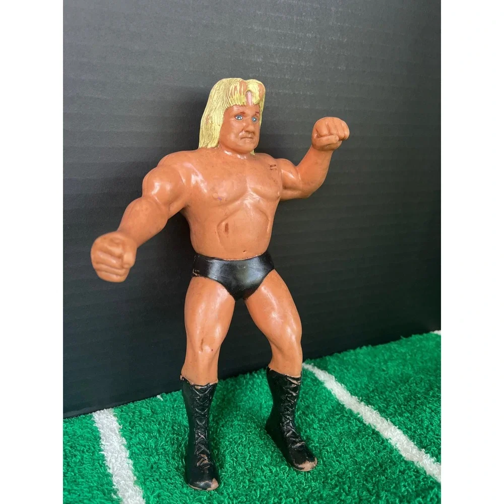 Vintage 1985 LJN WWF Rick Flair Wrestling Action Figure Rubber 8 inch Titan